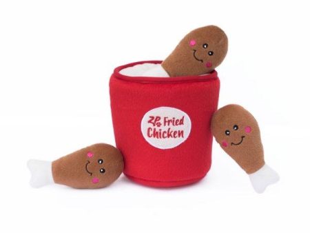 ZippyPaws Zippy Burrow Chicken Bucket Hide & Seek Puzzle Dog Toy (Puzzle Dog Toy) Online Sale