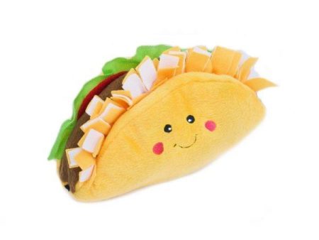 ZippyPaws NomNomz Plush Taco Dog Toy (Plush Toy) Cheap