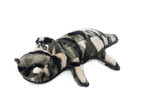 ZippyPaws Z-Stitch Camron the Camo Gator Plush Dog Toy (Plush Dog Toy) For Sale