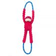 ZippyPaws Monkey RopeTugz Plush Dog Toy (Red) Hot on Sale