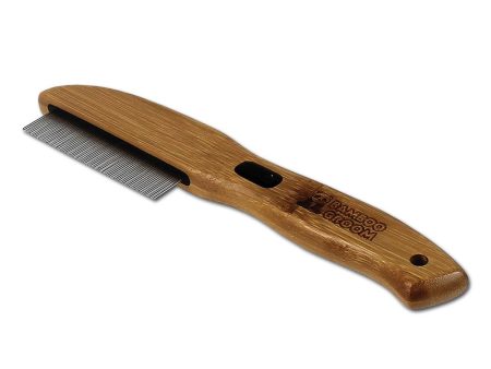 Bamboo Groom Flea Comb with 77 Rotating Pins (One Size) Cheap