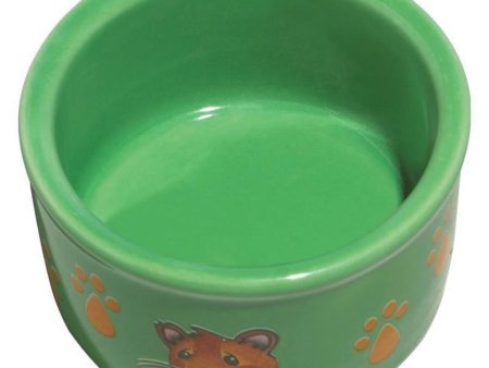 KAYTEE PAW-PRINT PETWARE BOWL (3 IN, ASSORTED) Discount