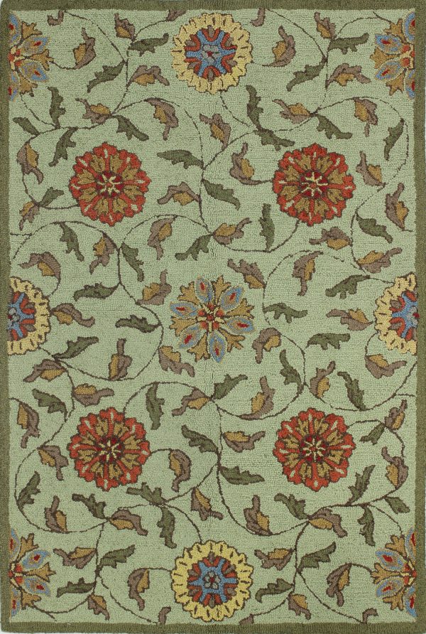 Bashian Valencia R131-BAL138 Light Green Area Rug Online