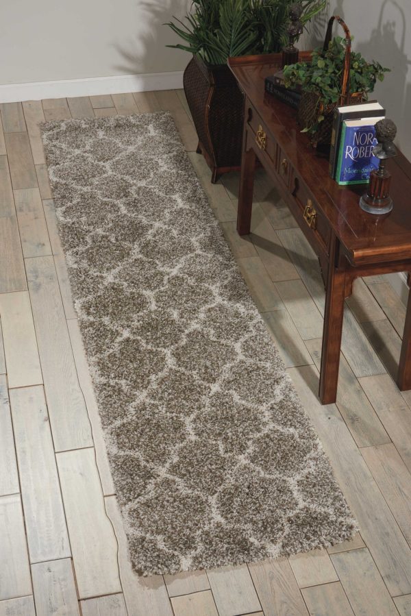 Nourison Amore AMOR2 Stone Area Rug Hot on Sale