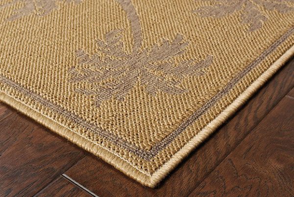 Oriental Weavers Lanai 606D7 Beige Tan Area Rug Fashion