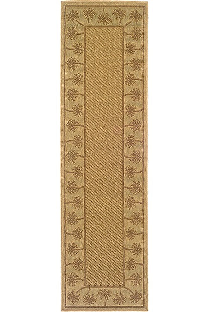 Oriental Weavers Lanai 606D7 Beige Tan Area Rug Fashion