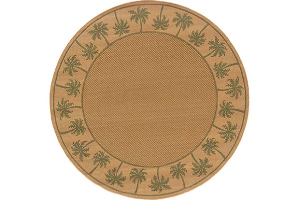 Oriental Weavers Lanai 606G6 Beige Green Area Rug Online Sale