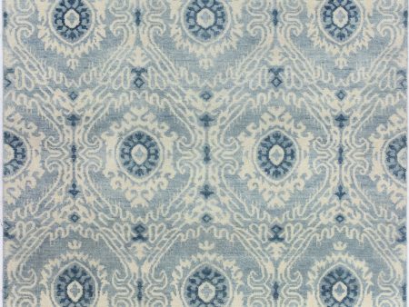 Bashian Heirloom H110-HR108 Light Blue Area Rug Online Hot Sale