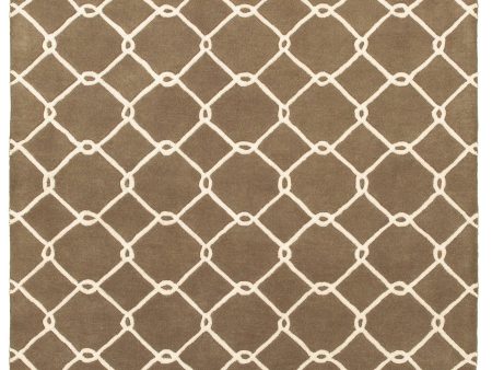 LR Resources Jaali 04903 Brown Area Rug For Sale