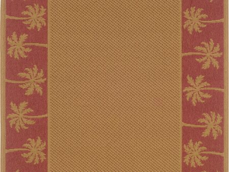 Oriental Weavers Lanai 606C8 Beige Red Area Rug Fashion