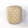 KAS Pouf F830 Ivory Yellow Arabesque Online Hot Sale