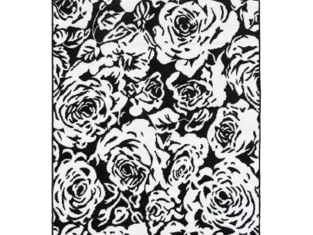 LR Resources Grace 81114 Black Area Rug Online Hot Sale