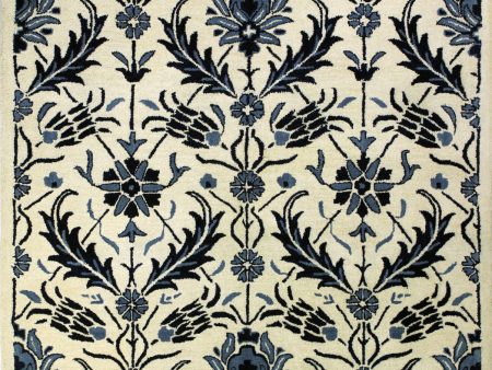 Bashian Rajput R122-RJ169 Ivory Navy Area Rug Online Sale