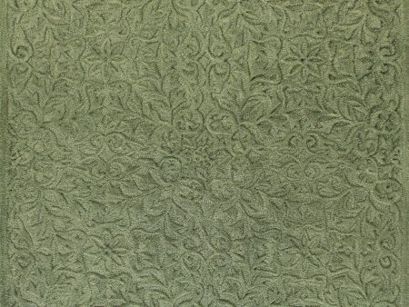 Bashian Verona R130-LC140 Green Area Rug For Sale