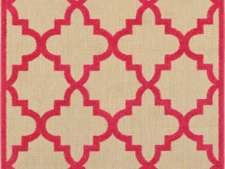 Oriental Weavers Cayman 660P9 Sand  Pink Area Rug Hot on Sale