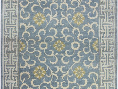 Bashian Heirloom H110-HR104 Light Blue Area Rug Online now