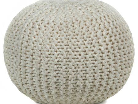 Chandra Poufs POU-115 Ivory Fashion