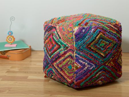 LR Resources Poufs 08122 Multi Pouf For Discount