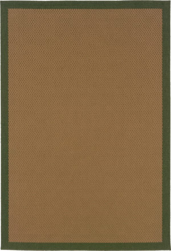 Oriental Weavers Lanai 525G6 Beige Green Area Rug Online Sale