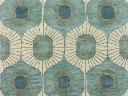 Bashian Chelsea S185-ST103 Aqua Area Rug Cheap