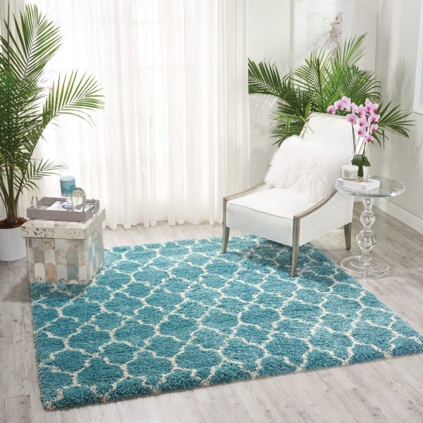 Nourison Amore AMOR2 Aqua Area Rug on Sale