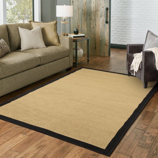 Oriental Weavers Lanai 525X5 Beige Black Area Rug Cheap