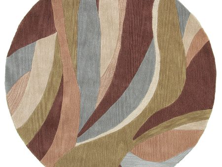 LR Resources Fashion 20539 Blue Brown Area Rug Discount