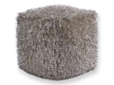 KAS Pouf F850 Champagne Shimmer Shag Supply