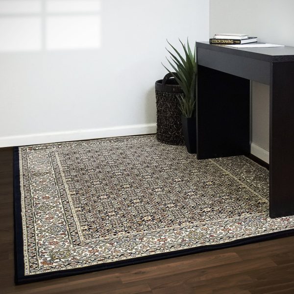 Dynamic Rugs Ancient Garden 57011 Navy Area Rug Discount