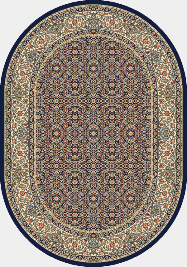 Dynamic Rugs Ancient Garden 57011 Navy Area Rug Discount