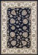 Dynamic Rugs Ancient Garden 57365 Blue Ivory Area Rug Online Sale