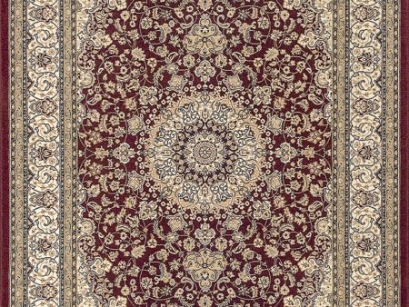 Dynamic Rugs Ancient Garden 57119 Red Ivory Area Rug Discount