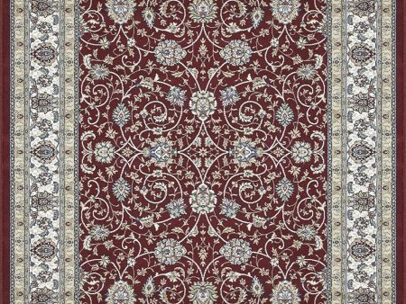 Dynamic Rugs Ancient Garden 57120 Red Ivory Area Rug For Cheap