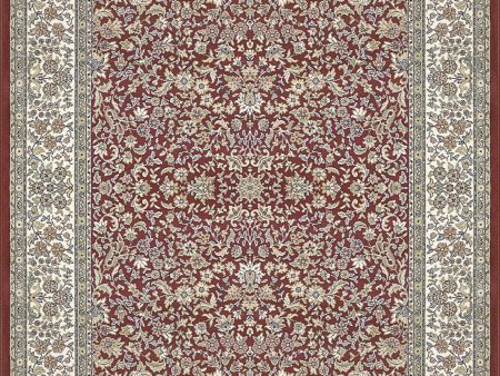 Dynamic Rugs Ancient Garden 57078 Red Ivory Area Rug Discount