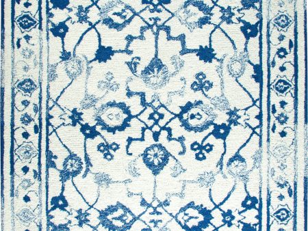 Dynamic Rugs Avalon 88802 Ivory Dark Blue Area Rug Online Sale