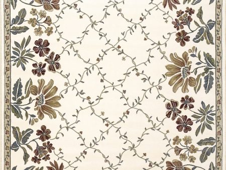 Dynamic Rugs Ancient Garden 57084 Ivory Area Rug Fashion