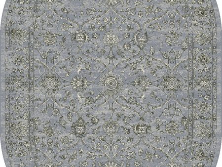 Dynamic Rugs Ancient Garden 57136 Steel Blue Cream Area Rug Sale