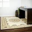 Dynamic Rugs Ancient Garden 57226 Ivory Area Rug For Sale