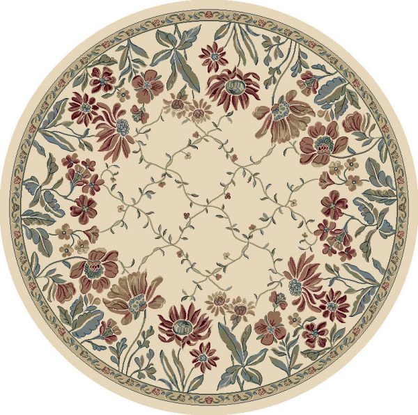 Dynamic Rugs Ancient Garden 57084 Ivory Area Rug Fashion