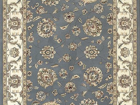 Dynamic Rugs Ancient Garden 57365 Light Blue Ivory Area Rug Sale