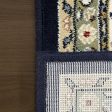 Dynamic Rugs Ancient Garden 57078 Blue Ivory Area Rug Sale