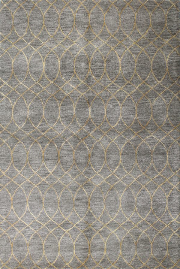 Bashian Greenwich R129-HG300 Grey Area Rug Cheap