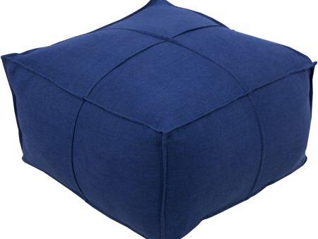 Surya Solid Linen SLPH-007 Pouf Online now