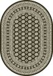 Dynamic Rugs Ancient Garden 57102 Charcoal Silver Area Rug For Sale