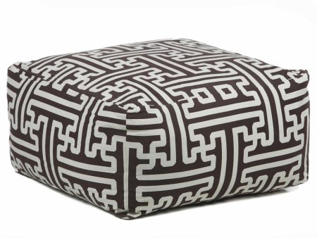 Chandra Poufs POU-112 Brown Cream Cheap