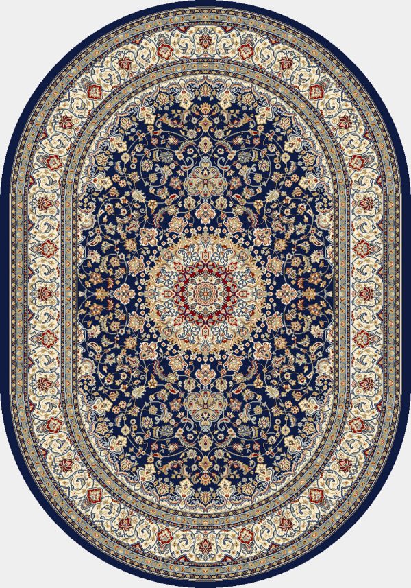 Dynamic Rugs Ancient Garden 57119 Blue Ivory Area Rug Sale