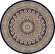 Dynamic Rugs Ancient Garden 57090 Navy Area Rug Online Sale