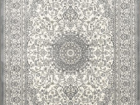 Dynamic Rugs Ancient Garden 57119 Cream Grey Area Rug Online Hot Sale