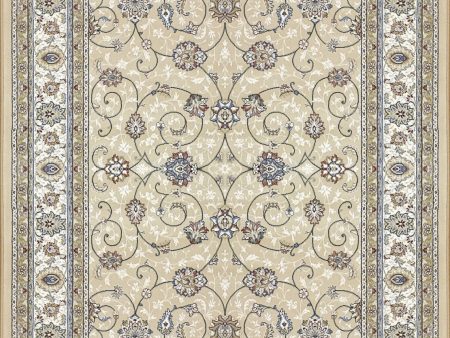 Dynamic Rugs Ancient Garden 57120 Light Gold Ivory Area Rug Supply