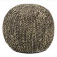 Chandra Poufs POU-102 Beige Brown Fashion